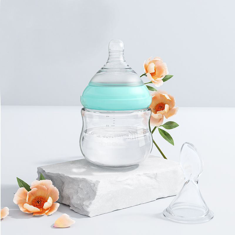 Feeding Spoon & Glass Bottle Set