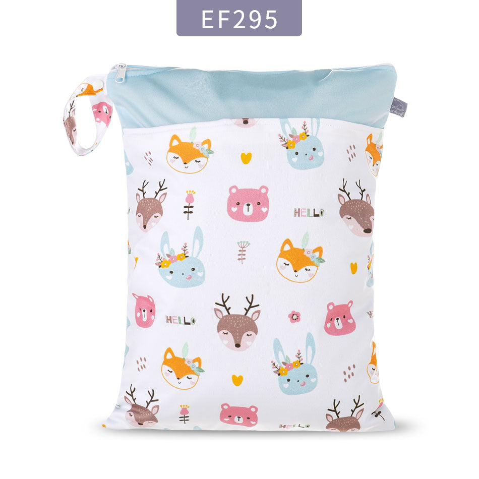 Double Zipper Diaper Bag