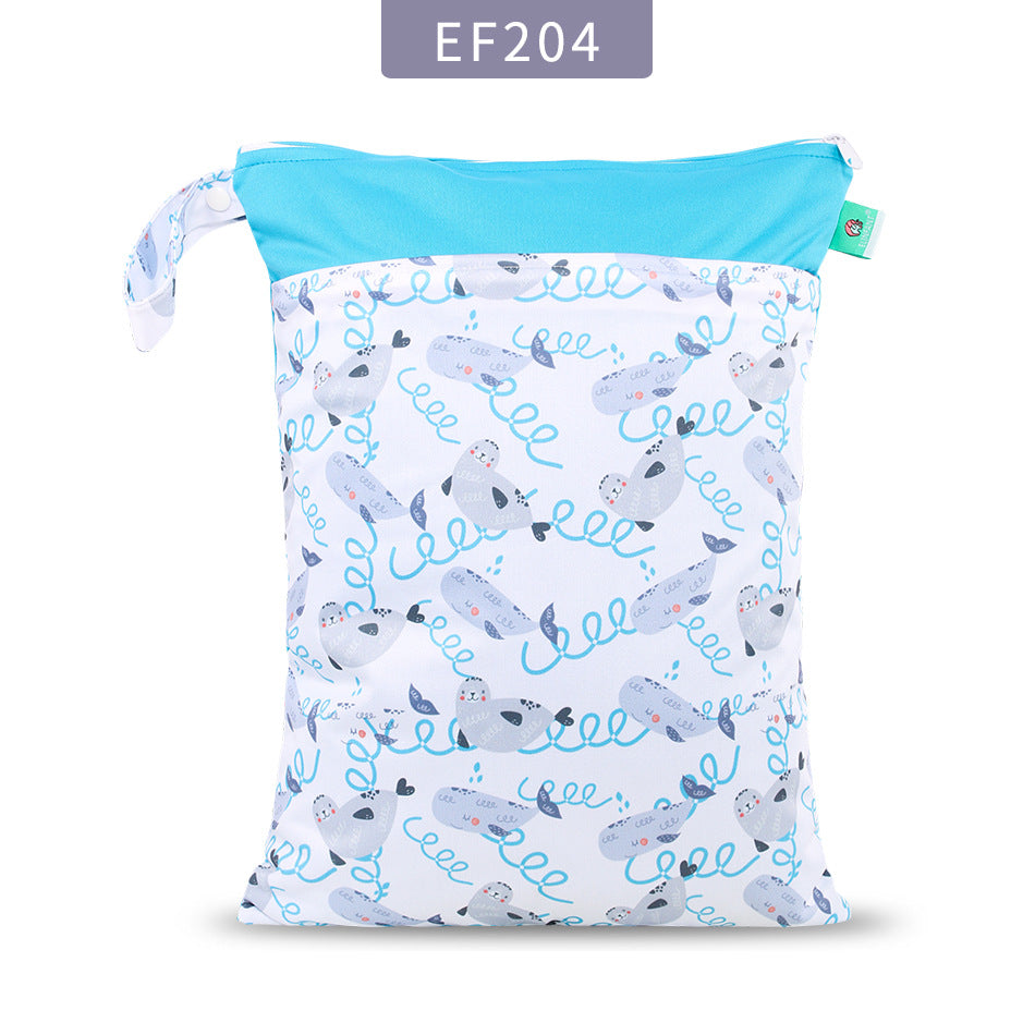 Double Zipper Diaper Bag