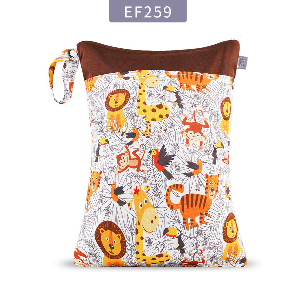 Double Zipper Diaper Bag