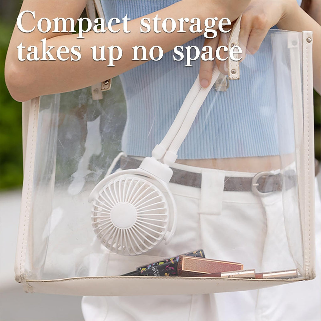 Rechargeable Stroller Fan With Flexible Tripod Clip, Portable Fan For Baby Car Seat, Crib, Travel, Treadmill & Bed - 3 Speed Quiet Personal Cooling Fan