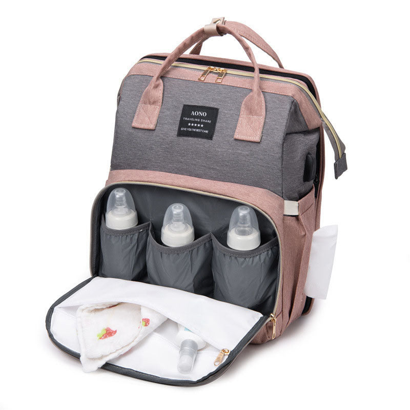 Minimalist Insulated Baby Bottle Bag Stylish Backpack For Babies On The Go