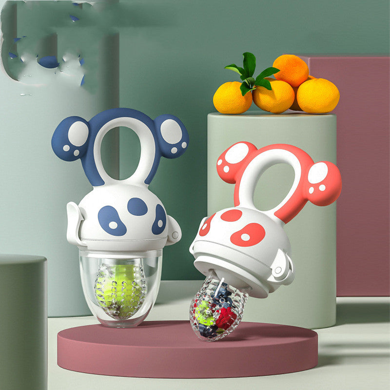 Panda Silicone Teething Feeder