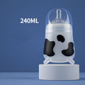 Cow Print Silicone Feeding Bottle